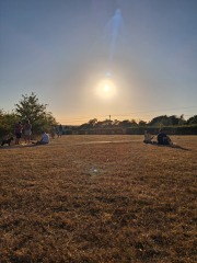Solar eclipse this evening.