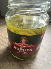 AIBU to eat opened burger gherkins a year later if they seem fine?