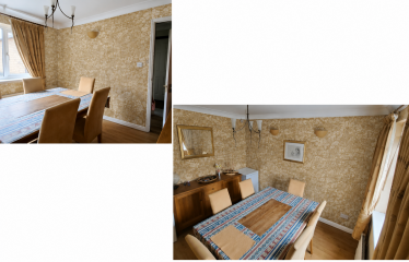 Dining room wallpaper