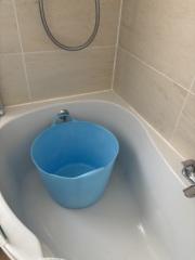 Not to want to wash my hair over a sink with a bloody sieve?!