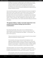 The Jason Arday scandal