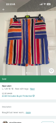 Put an offer on Vinted for photos of a skirt but buyer says it is a shirt