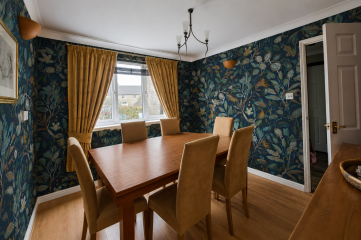 Dining room wallpaper