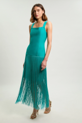 Looking for a colourful structured wedding dress that still feels bridal