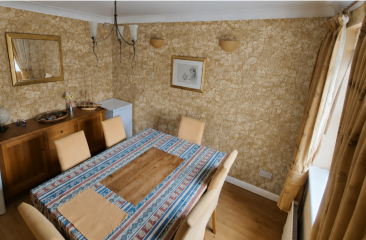 Dining room wallpaper