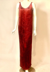 What could I wear over a Fortuny style dress for a wedding?