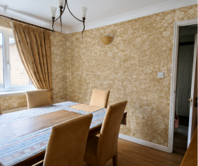 Dining room wallpaper