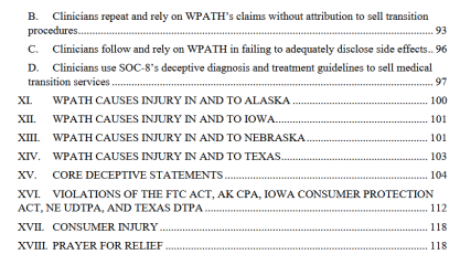 US - lawsuit filed against WPATH