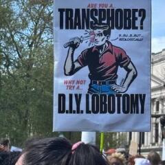 Different instinctive reactions to men and trans women in public