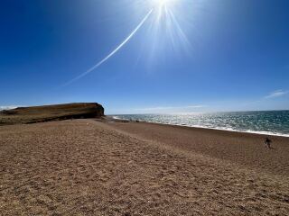 Dorset and camping in terrible weather