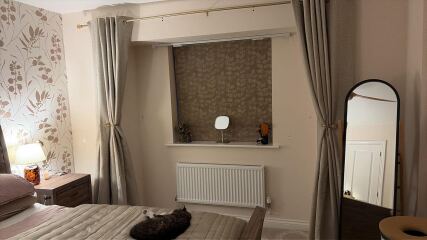 Decided some aspects of my bedroom look awful. What are your thoughts on these potential tweaks? Pics attached