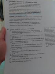 Section 8 notice, housing disrepair and fears about being intentionally homeless