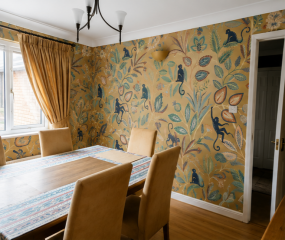 Dining room wallpaper