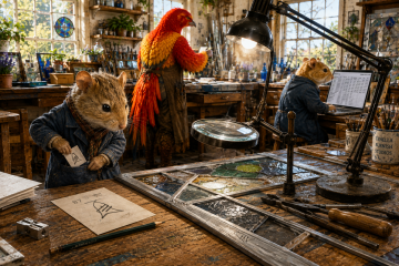 The Bluestocking Pub, where we continue to read about gerbils nobly and bravely working undercover in the Fen.