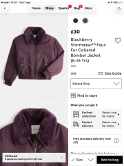 An autumn jacket or mac and what is Borg material?
