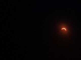 Solar eclipse this evening.