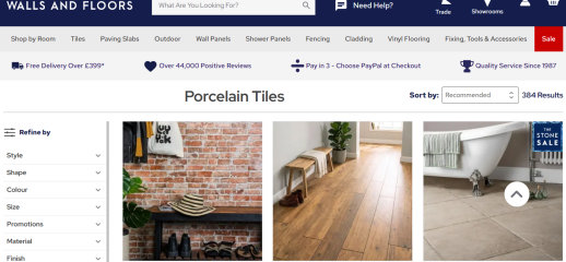 Looking for recommendations. Where to buy porcelain tiles from?