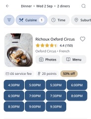 Dinner around Covent Garden area?