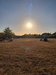 Solar eclipse this evening.