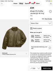 An autumn jacket or mac and what is Borg material?
