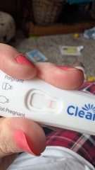 Can anyone else see a faint line on this test?