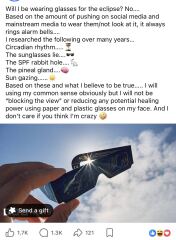 Solar eclipse idiots