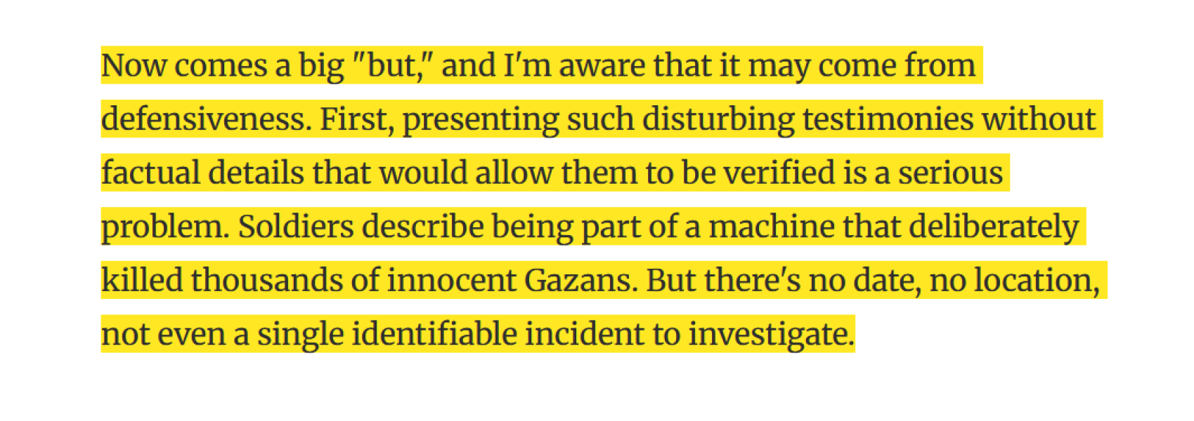 To say all pro-Palestinians should watch Fauda on Netflix?