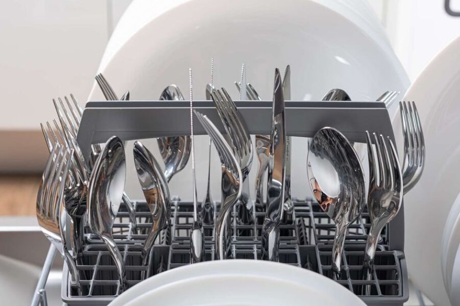 Dishwasher cutlery basket holes are too big to contain the cutlery