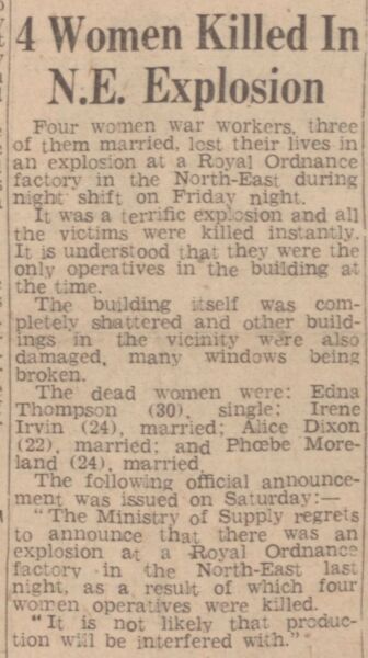 Information about relative's contributions during WW2