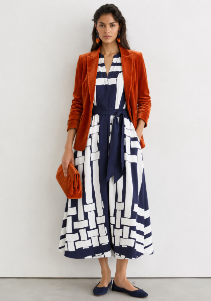 Help styling a Reiss dress for a late September wedding (please!)