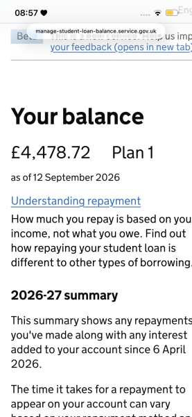 Is anyone else going to have a student loan until age 65 (Plan 1 pre 2006)?