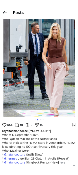 Royal Style: summer's end, but not for style ❤️