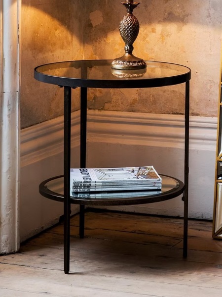 What should I put this lamp on in my living room?