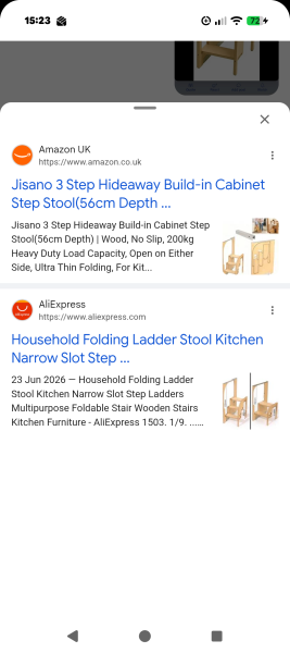Where to buy a fold down kitchen step