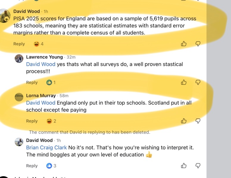 The continuing SNP education banjax.