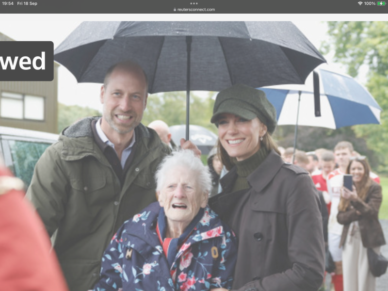 Inappropriate photo op for William and catherine