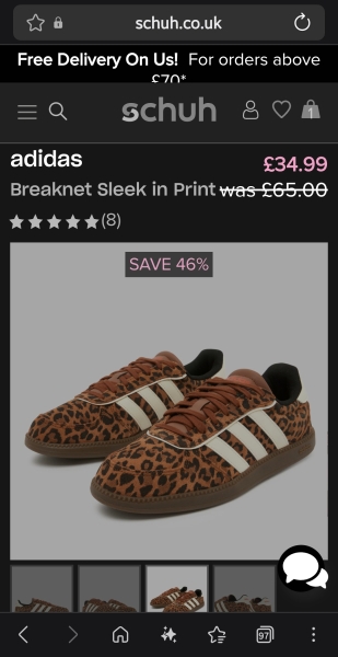 Trainers - leopard print or chocolate suede?