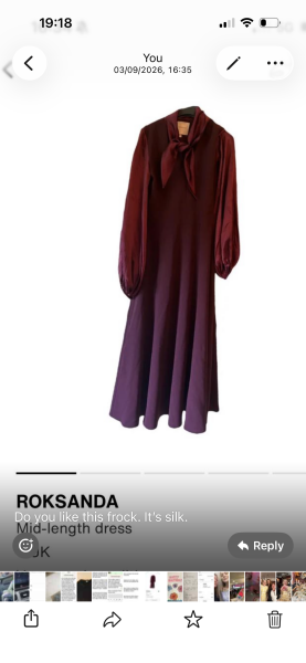 What would you style this blousey Roksanda dress with?