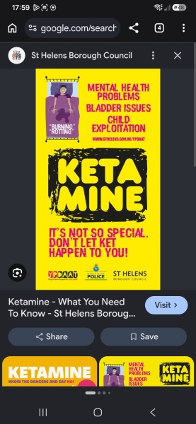 I had no idea ketamine was a problem with kids