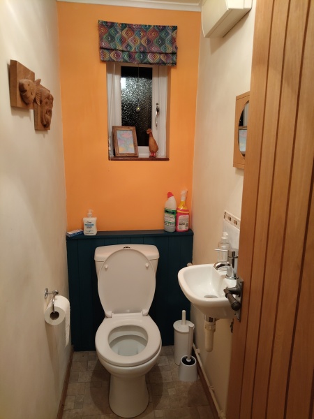 Please help - design ideas needed for downstairs toilet room - Pic included.