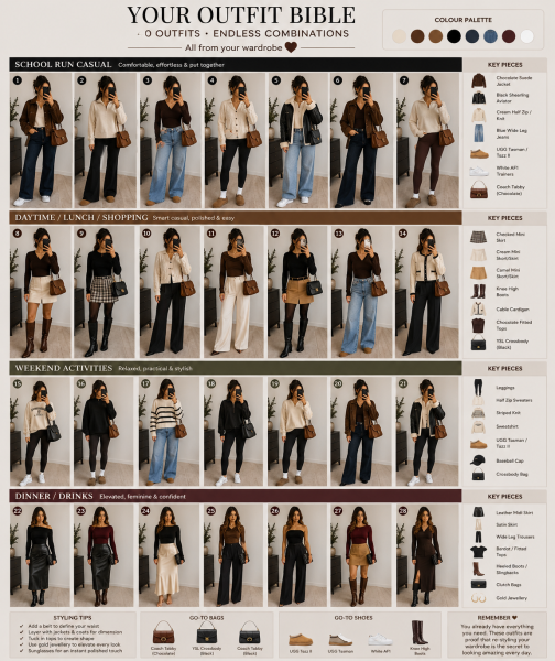 Help me build a casual winter capsule wardrobe!