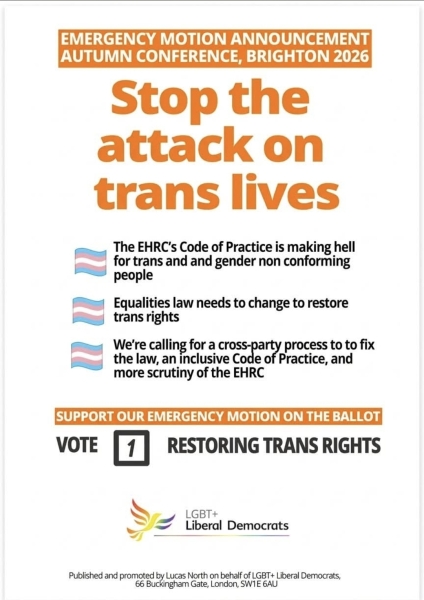 Liberal Democrats are voting to scrap the EHRC guidance