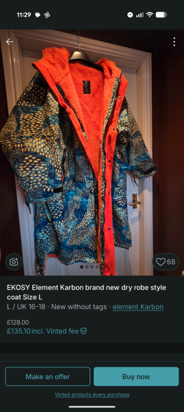 To buy a dry robe as a winter coat?!