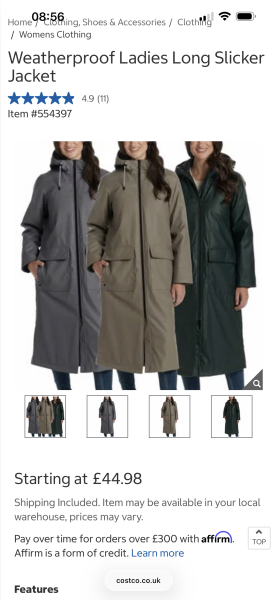 To buy a dry robe as a winter coat?!