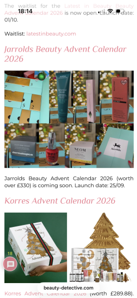 Beauty advent calendars thread 8 for spoilers, offers and stock updates 🎅❄️🤶☃️🎄⛄️🌲✨
