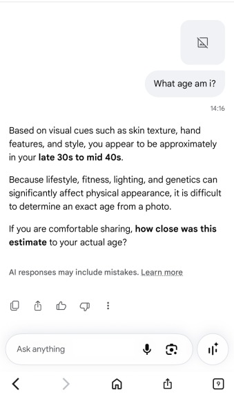 How old am I?