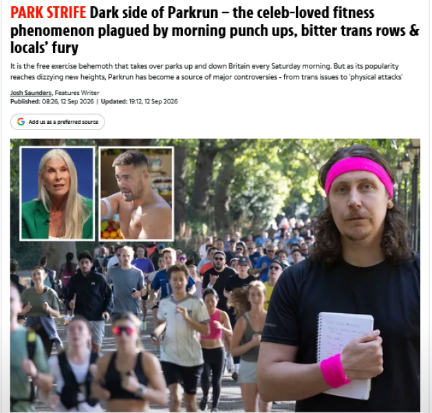 Reality Rules Parkrun Launch 3 October 2026