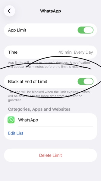 To expect Apple’s Family downtime settings to actually function and block apps?