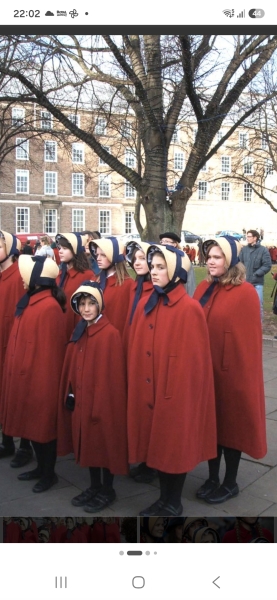 AIBU to think the new sixth form outfit looks like something from "The Handmaid'sTale"