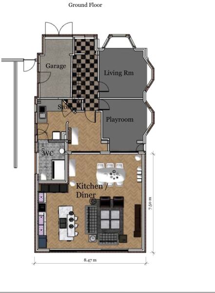 New kitchen diner extension incoming help me